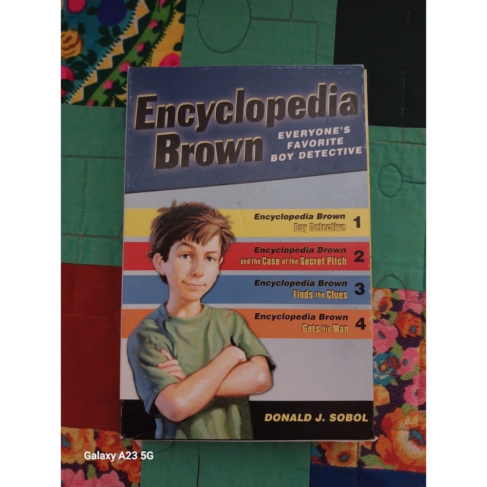 Encyclopedia Brown Box Set (4 Books) Sobol, Donald J. paperback
